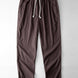 Stripe Crochet Button Up Shirt & Straight Leg Linen Pants
