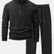 Quarter-Zip Fleece Sweatshirt & Polar Fleece Straight Leg Pants