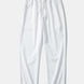 Geometric Striped Jacquard Button Up Shirt & Crinkle Textured Straight Leg Pants