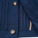 Stripe Crochet Button Up Shirt & Straight Leg Linen Pants