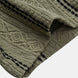 Geometric Striped Jacquard Button Up Shirt & Crinkle Textured Straight Leg Pants