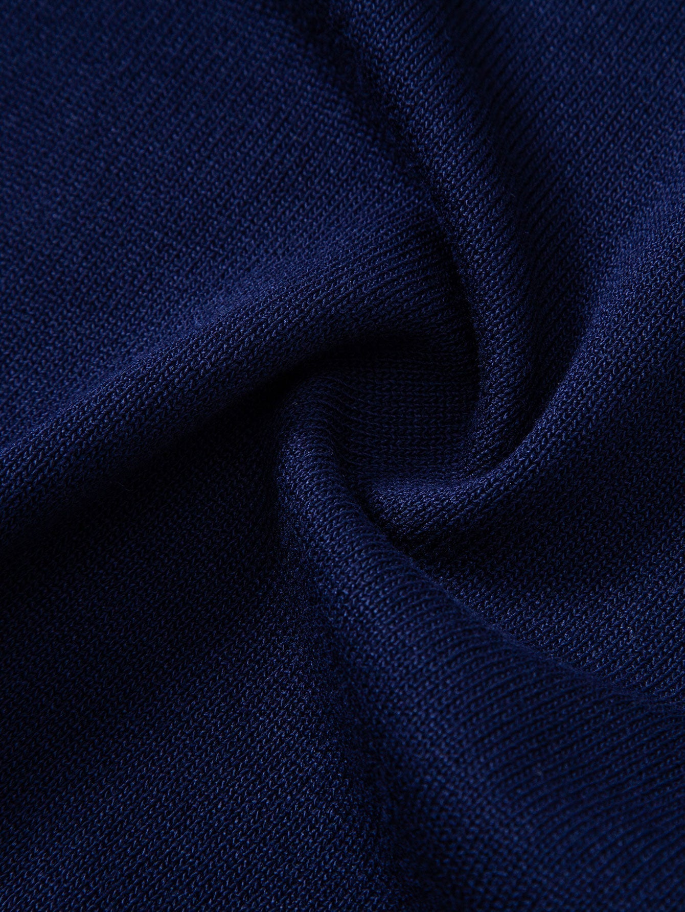 Textured Color Block Knit Polo & Slim Fit Tapered Trousers