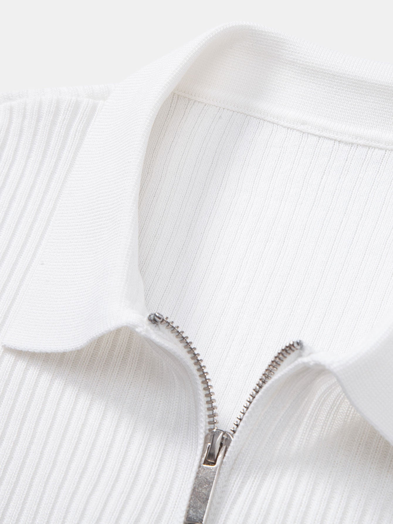 Striped Gradient Knitted Polo Shirt & Slim Fit Tapered Trousers