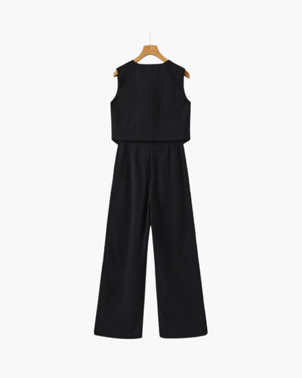 Classy Lady - Linen Two-piece Set